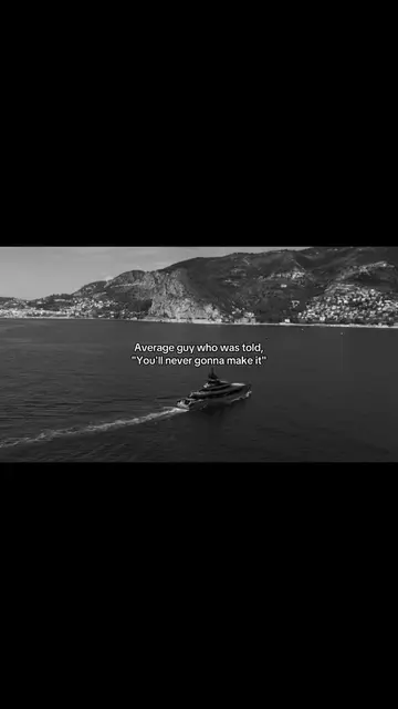 Average guy who was told, "You'll never gonna make it" #yacht #money #rich #drea