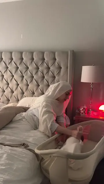 My husband’s morning routine so I can get a little extra sleep after being up wi