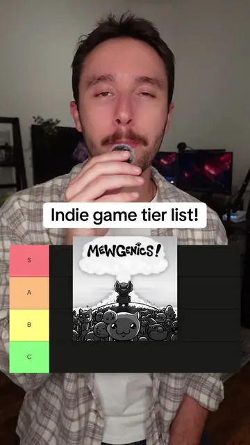 Indie game tier list! 🙌🙌 ✅ Mewgenics ✅ REPLACED ✅ Cult of the Lamb ✅ Tunic ✅ O