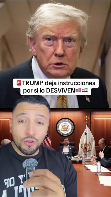 TRUMP leaves instructions in case something happens to him #TrumpNews #USIran #i