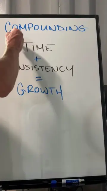 Time + Consistency = Growth Most people think the most powerful part of compound