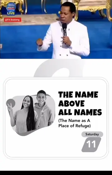 THE NAME ABOVE ALL NAMES  The Name of Jesus is more than a confession—it's the a