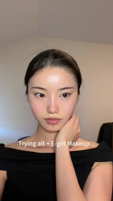 thinking this is kind of 2020……? #makeuptransformation #makeuptransition #egirlm