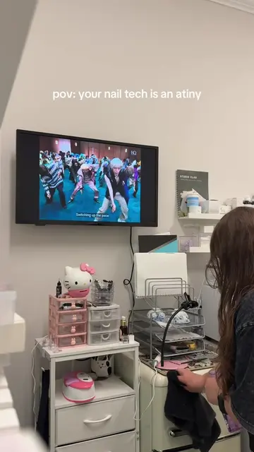 kpop stans in Sarasota, I have YouTube premium 🤷‍♀️ so come get your nails done