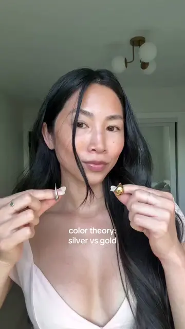 always been a silver girl, but gold is growing on me! #colortheory #goldvssilver