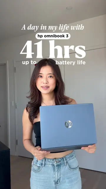 Giving my computer charger the day off with the @HP OmniBook 3! #HPPartner #Snap