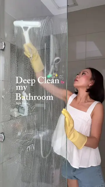 Deep clean my bathroom 🫧 @Nara Clean Cambodia  #cleaning #bathroom #CleanTok #c