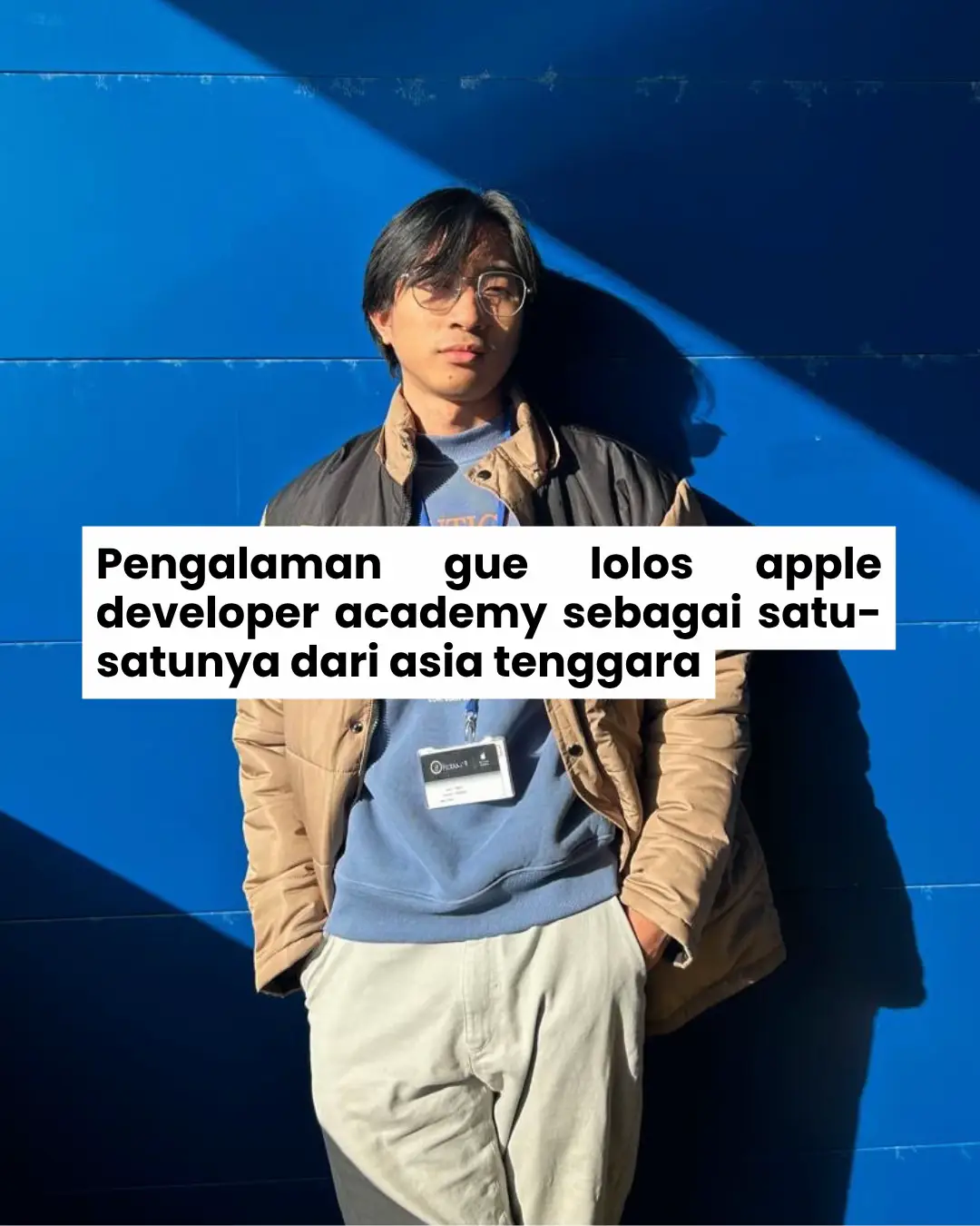 Sebuah cerita bagaimana gue bisa lolos ke apple academy di Italy. Yang mau nanya
