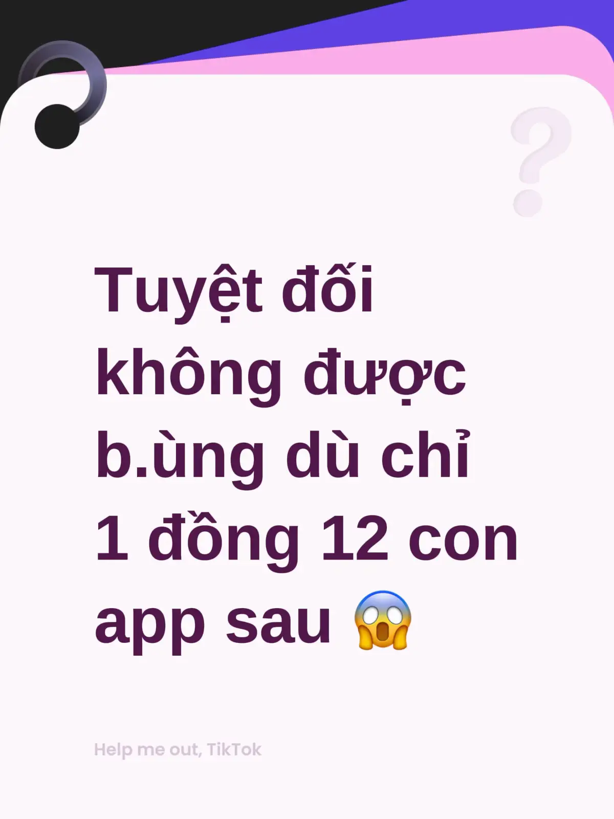 ❌Danh sách gồm: 1. FE CREDIT 2. Zalopay (Ví Trả Sau) 3. HOMECREDIT 4. Momo (Ví T