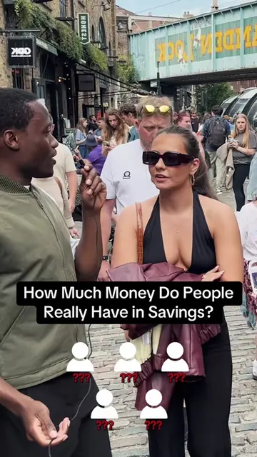 I Asked Strangers How Much Money They Have Saved in their bank account #savings 