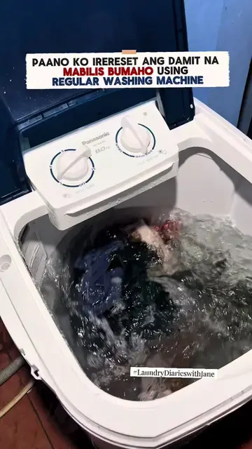 Paano ko irereset ang damit na mabilis bumaho using Regular Washing Machine.  #L