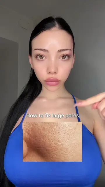 How to help with large pores 🤍  This egg white mask tightens and tones your ski