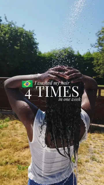 I washed 4 times in the same week like a lot of Brazilian people do, not because