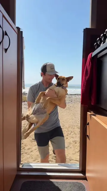 Birdie’s first time INSIDE a home🥹🫶🏼 She was pretty nervous wt first but litt