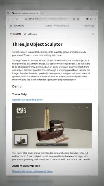 Three.js Object Sculptor You can now transform flat images into interactive, ani