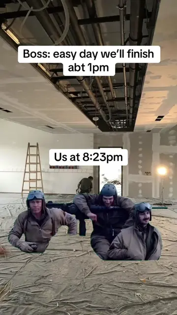 Long days long hours #hgmconstruction #fyp #xzcyba #workhumor #Meme 