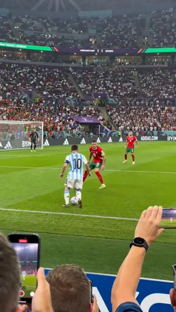 For Messi, free kicks are just penalties. 🐐🎯 Was this free kick call the right
