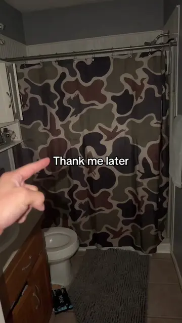 #showercurtains #showertok #camo #camouflage 
