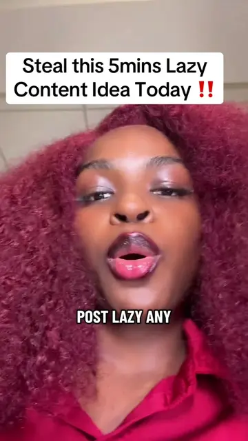Try this 5 mins lazy content idea today #tiktokgrowth #contentidea 