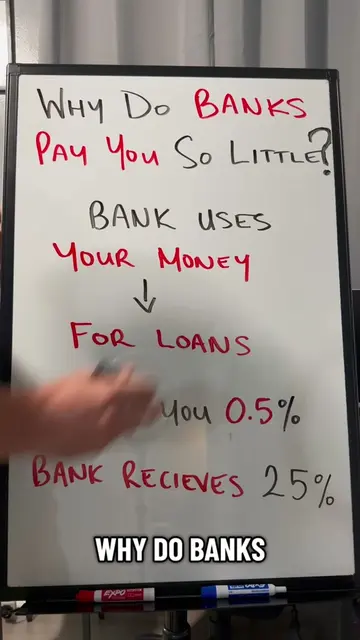 Why Do Banks Pay You So Little? You deposit your money in the bank. The bank may