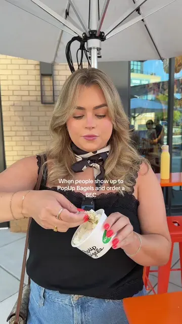 Rip and dip only @PopUp Bagels 🥯 