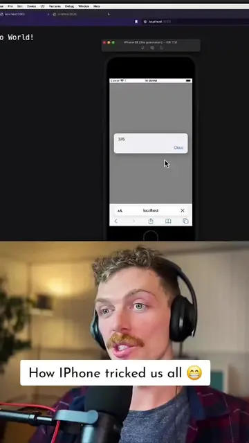 How IPhone tricked us all 😁 #iphone  #javascript  #code #programming  #domatech