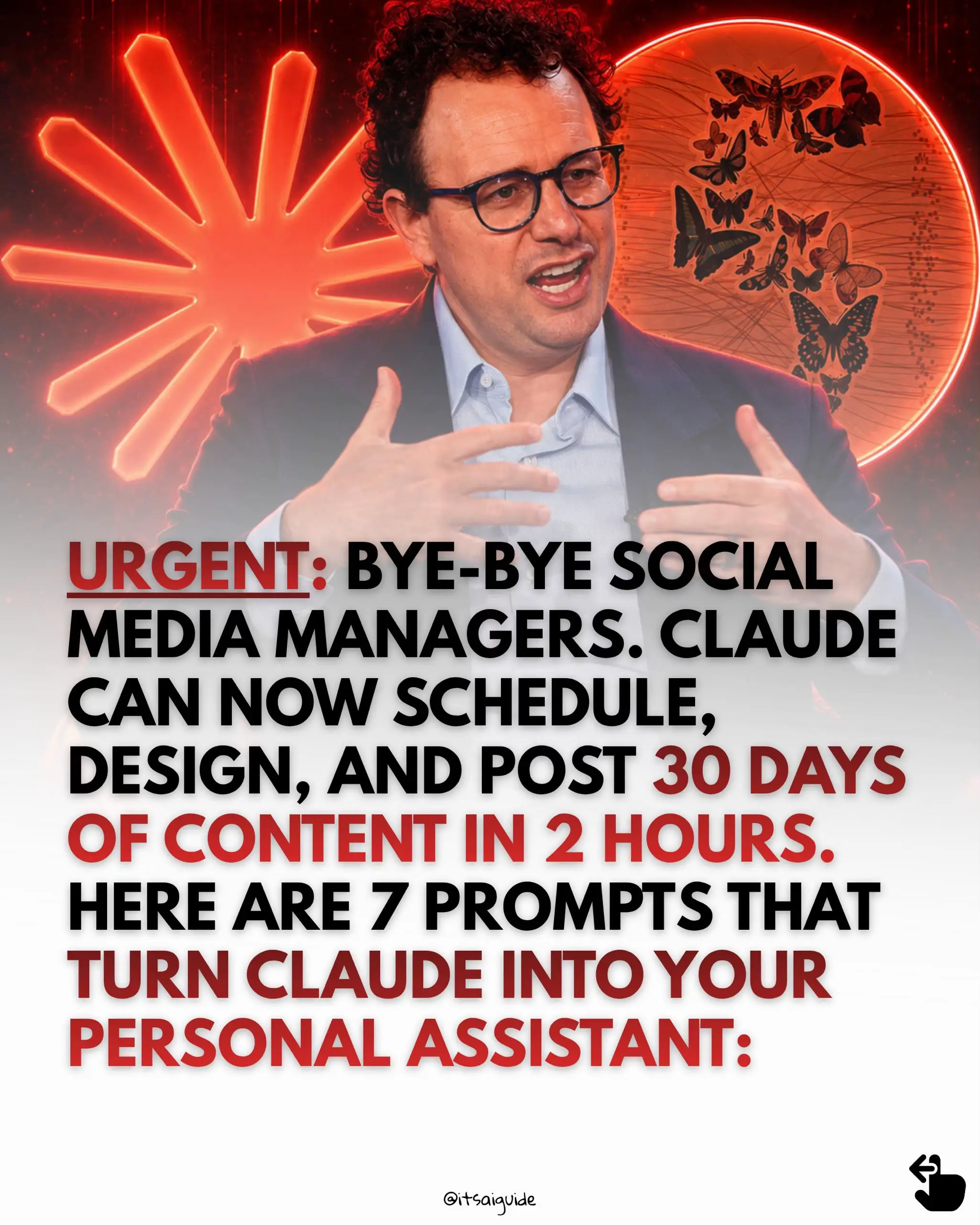 The repetitive 80% of social media work is already automatable... Give Claude yo
