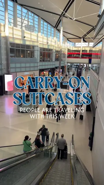 Bag check!! DTW - LAX ✈️🔍 Here are the carry-on suitcases that people are trave