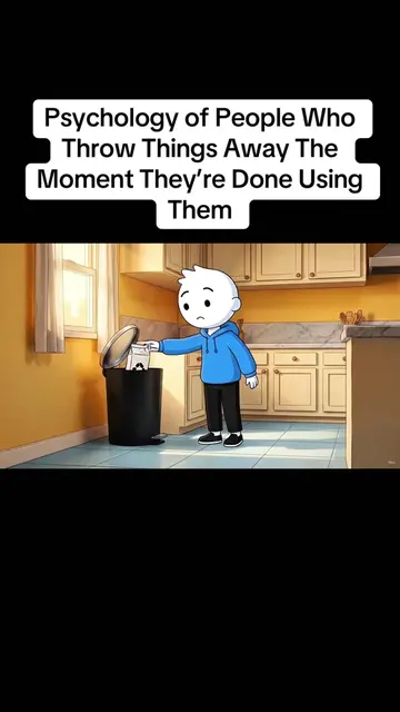 Psychology of People Who Throw Things Away The Moment They’re Done Using Them #p