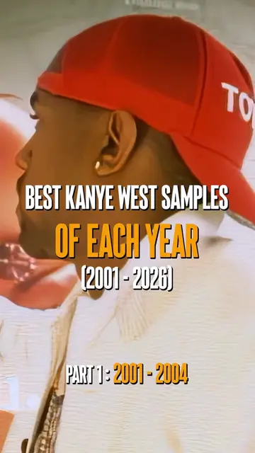 Best Kanye West Samples Of Each Year : 2001 - 2004🔥#kanyewest #sample #2000smus