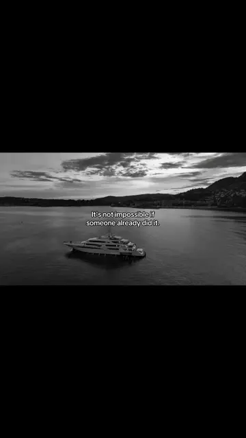It's not impossible if someone already did it. #impossible #yacht #dream #rich #