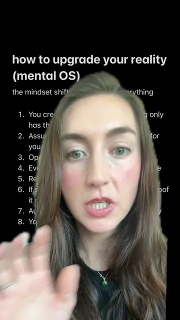 if you upgrade your mental operating system (your perception of reality), succes