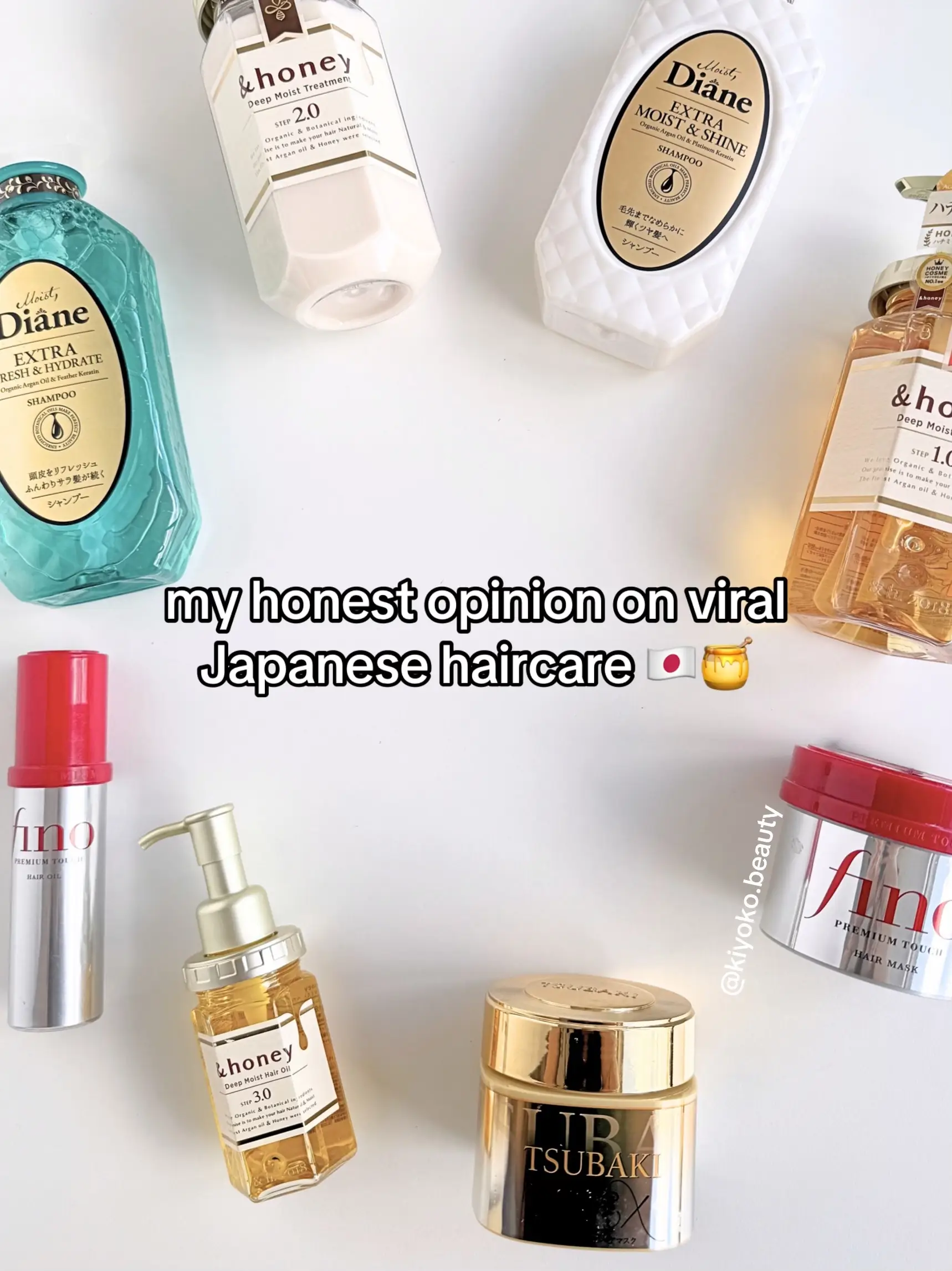 My honest thoughts on some popular Japanese hair care products ✨👇 • Fino Premiu