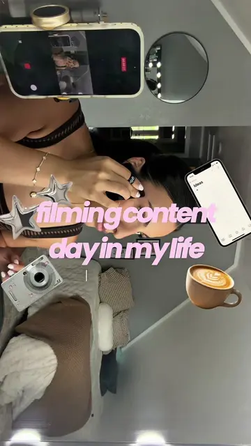 Filming content diml+ let’s talk batching content🫶🏽✨💅🏽⭐️it makes life easier