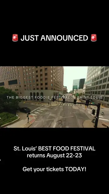 🚨BIG NEWS ST. LOUIS🚨 Foodies Eat First Fest is BACK Aug 22-23 in Downtown St. 