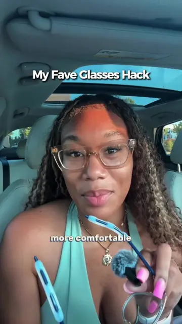 My fave glasses hack to keep your glasses from sliding down & just overall more 