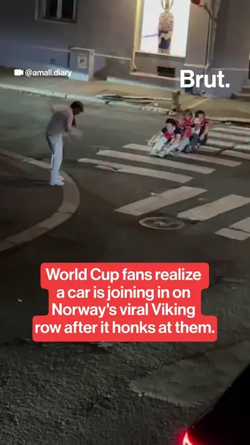 Video captured by @amali.diary shows a wholesome moment when Norway fans perform