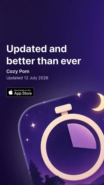 ✨ Cozy Pom v1.4 is officially live on the App Store! ☕🌸 This update has been mo
