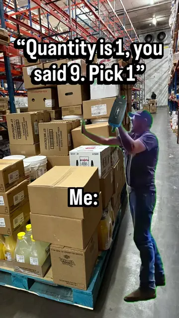 Headset users feel the struggle . . . #warehouse #stacking #honeywell #warehouse