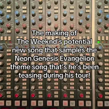One of Abel’s band members Patrick Greenaway posted a story of him in the studio