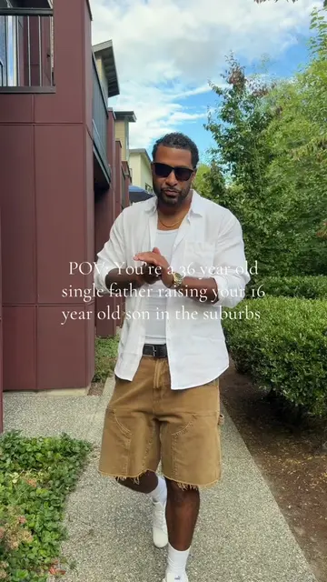 Day Party Vibes  Linen Button Up  @UNIQLO USA  Carpenter Shorts @ZARA  Undershir