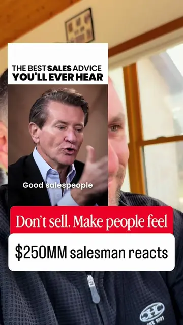 Reacting to Robert Herjavec sales tip 👆 “Good salespeople sell outcomes, great 