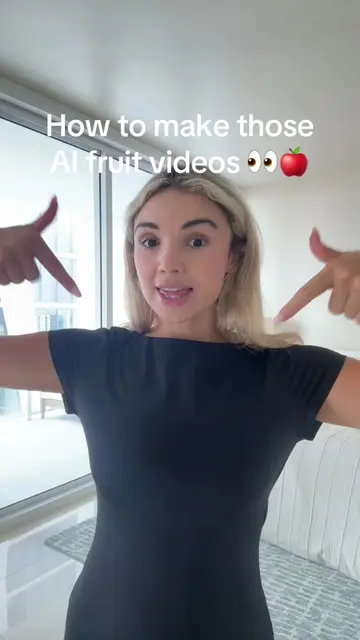 How to make those AI videos 👀 #aifruitvideos #aivideogeneration 