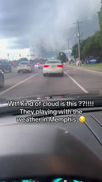 This shit scared me I never seen a cloud this low to the ground before.  Memphis