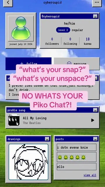 piko is for the people who miss slow conversations. sometimes the internet doesn
