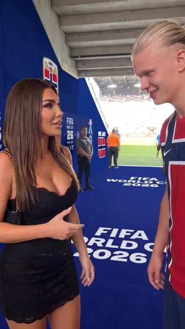 Had to ask for the photo.. Obviously 🙊🥰🇳🇴 #haaland #norway #england #fifa # 