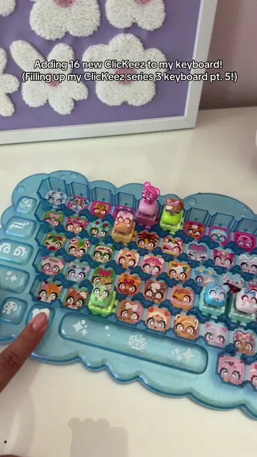 I added 16 ClicKeez to my keyboard!!! (Aren’t you guys happy I added them all at
