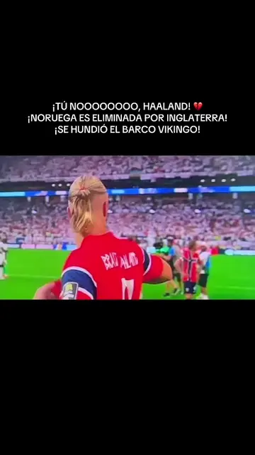 Noruega es eliminada del mundial por Inglaterra se nos fueron los vikingos #erli
