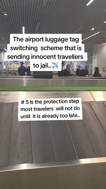 🚨 Could your luggage tag be used to frame you for drug trafficking? It sounds u