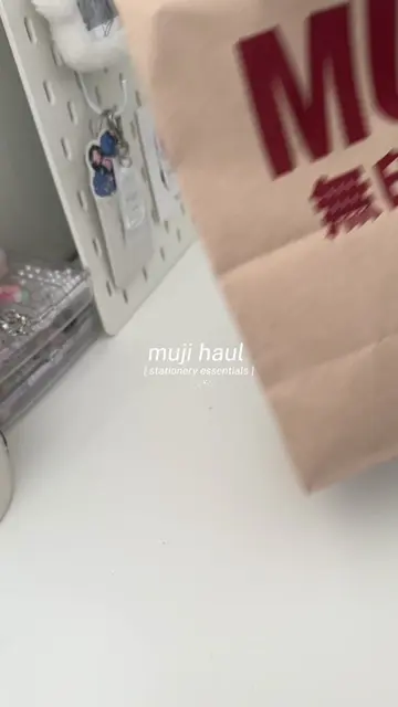 cute small muji haul #mujifinds #muji #stationeryhaul #kpopfyp #cutestuff
